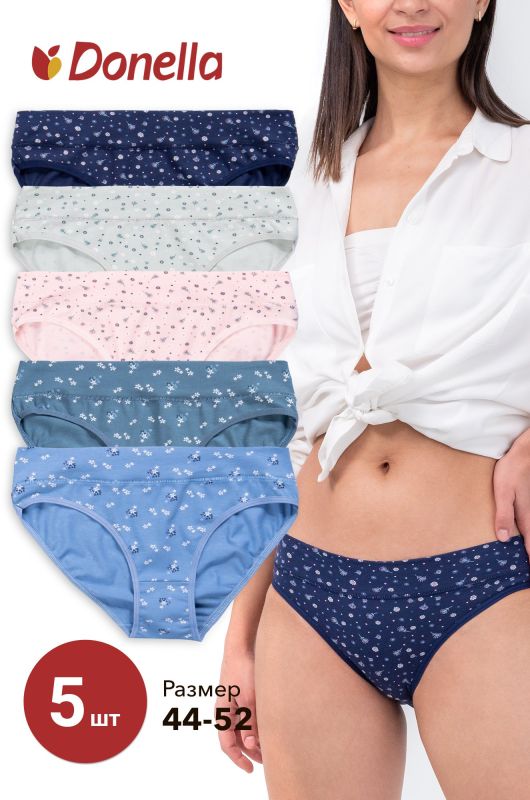 Women's slip briefs 5 pcs. Donella