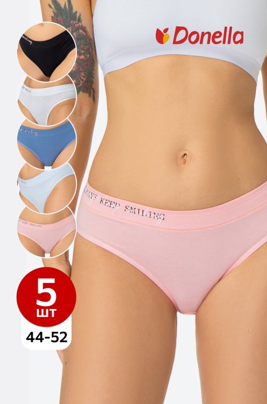 Women's slip briefs 5 pcs. Donella