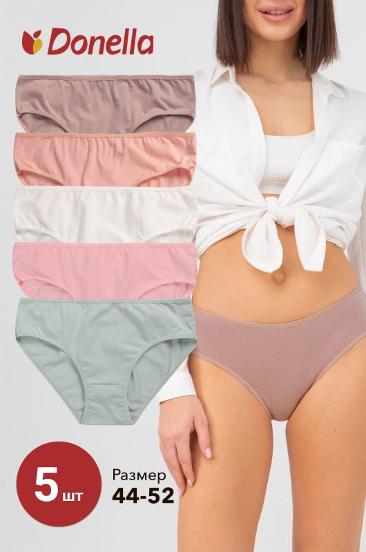 Women's slip briefs 5 pcs. Donella