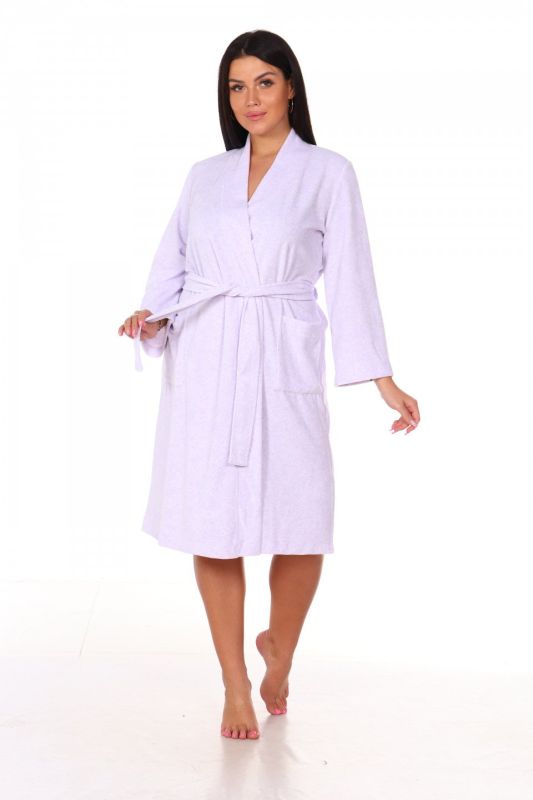 #16K Dressing gown (Lilac-melange)