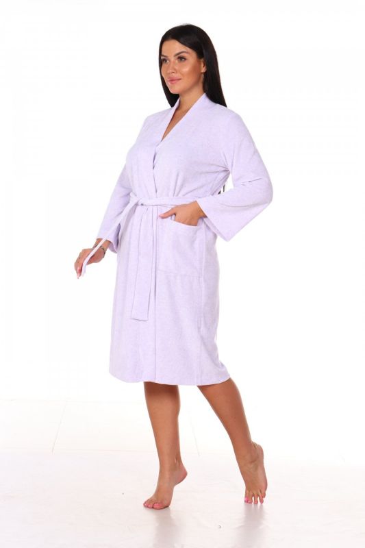 #16K Dressing gown (Lilac-melange)