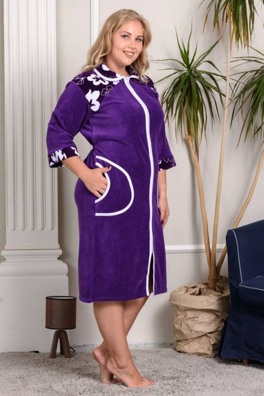 Women's robe 2848 (Purple)