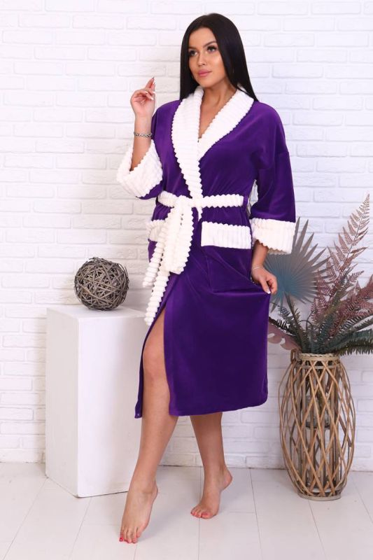 Women's Dressing gown 39009 (Purple)