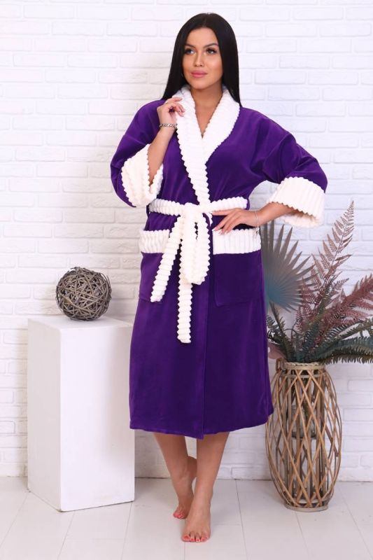 Women's Dressing gown 39009 (Purple)