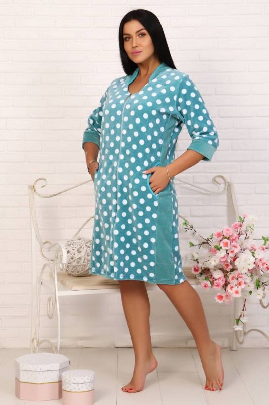 Women's Dressing Gown 6714 (Menthol)