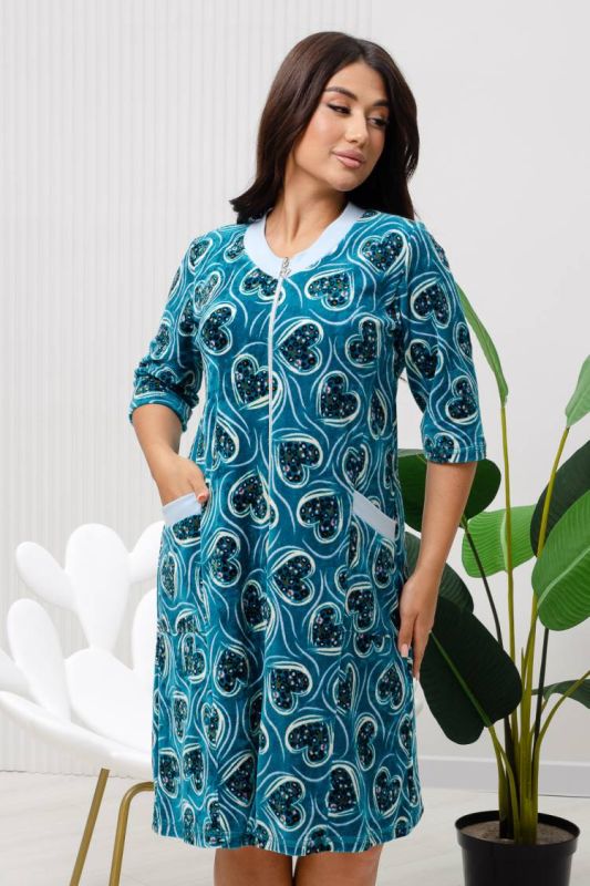 Women's robe 83708 (Emerald)