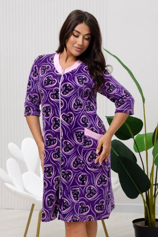 Women's Dressing gown 83708 (Purple)