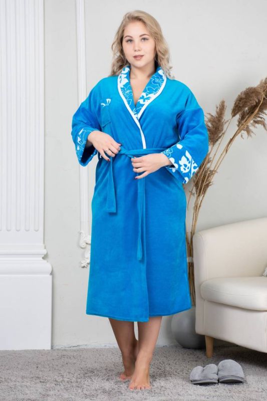 Women's Dressing gown 2834 (Turquoise)