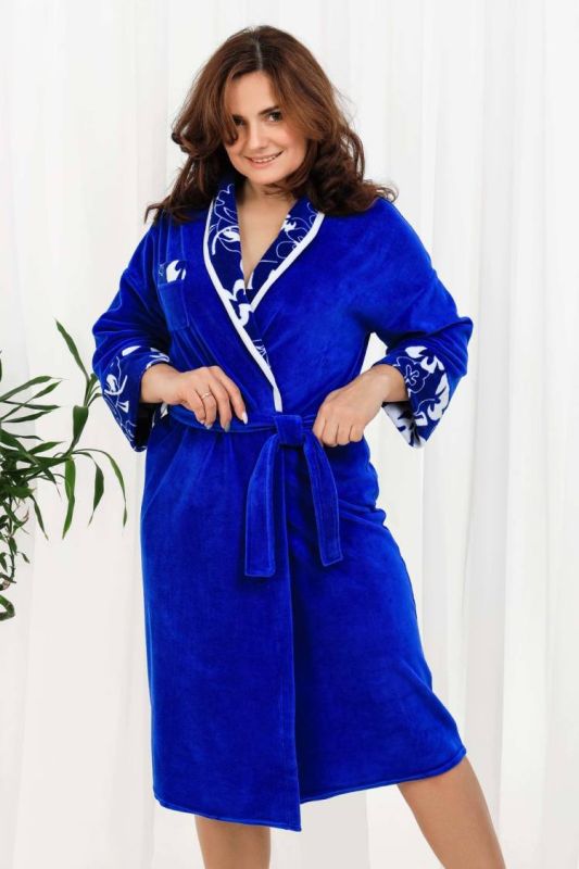 Women's robe 2834 (Blue)