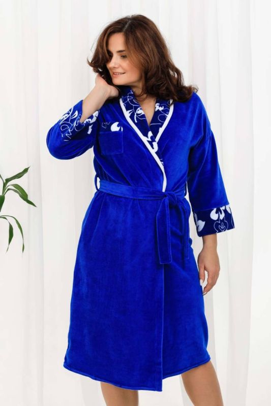 Women's robe 2834 (Blue)