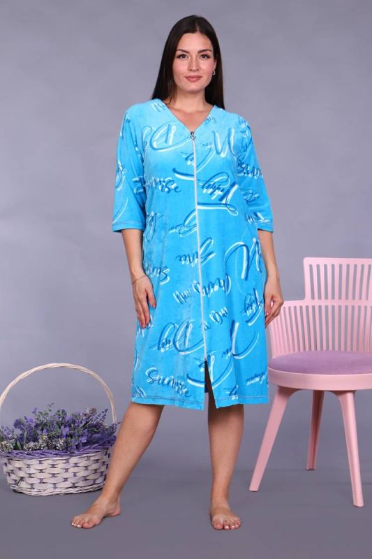 Women's Dressing gown 6754 (Blue)