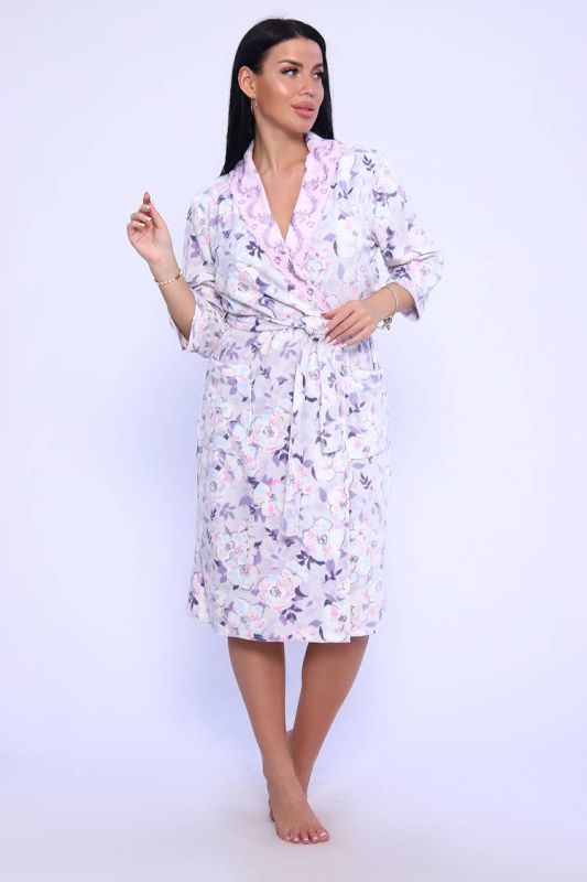 Women's Dressing gown 65051 (Lilac)