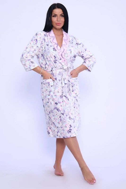 Women's Dressing gown 65051 (Lilac)