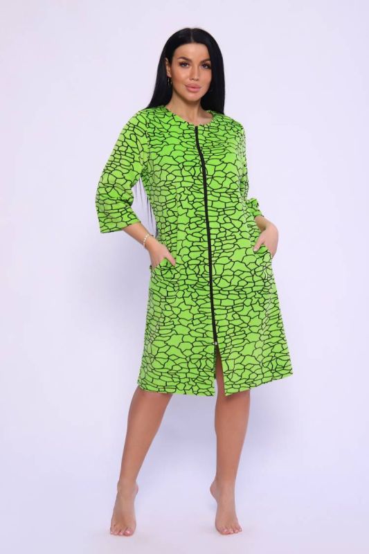 Women's Dressing gown 24782 (Green)