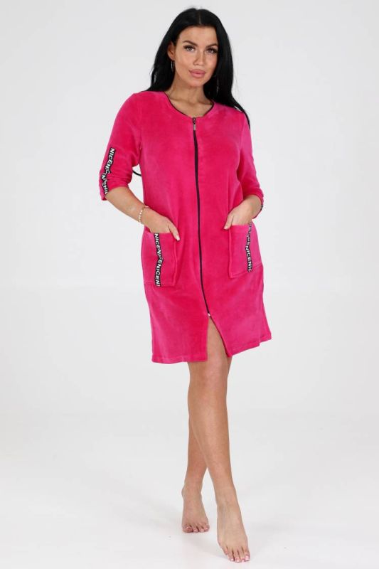 Women's robe 6068 (Fuchsia)