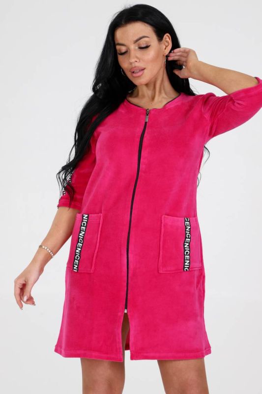 Women's robe 6068 (Fuchsia)