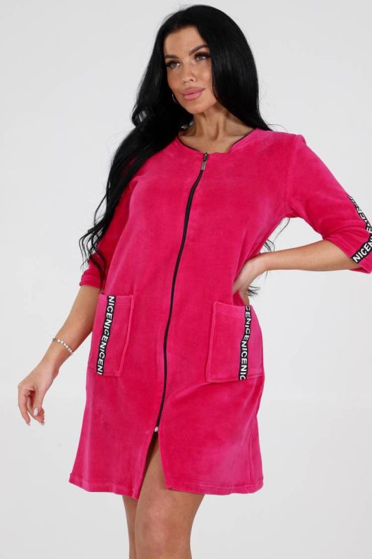 Women's robe 6068 (Fuchsia)