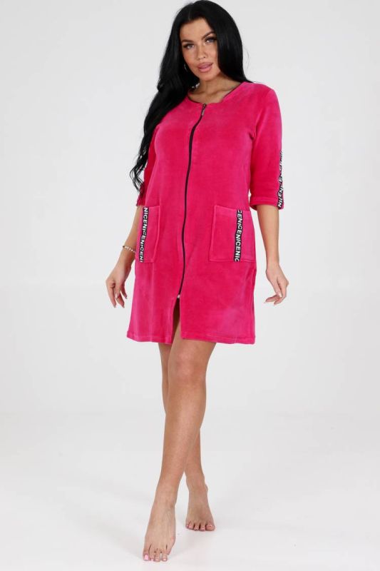 Women's robe 6068 (Fuchsia)