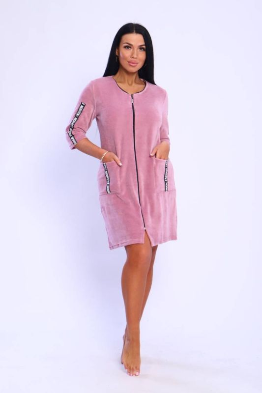 Women's robe 6068 (Dusty Rose)