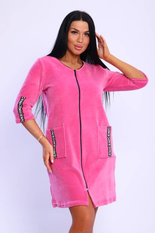 Women's robe 6068 (Pink)