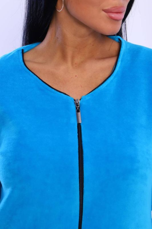 Women's robe 6068 (Turquoise)