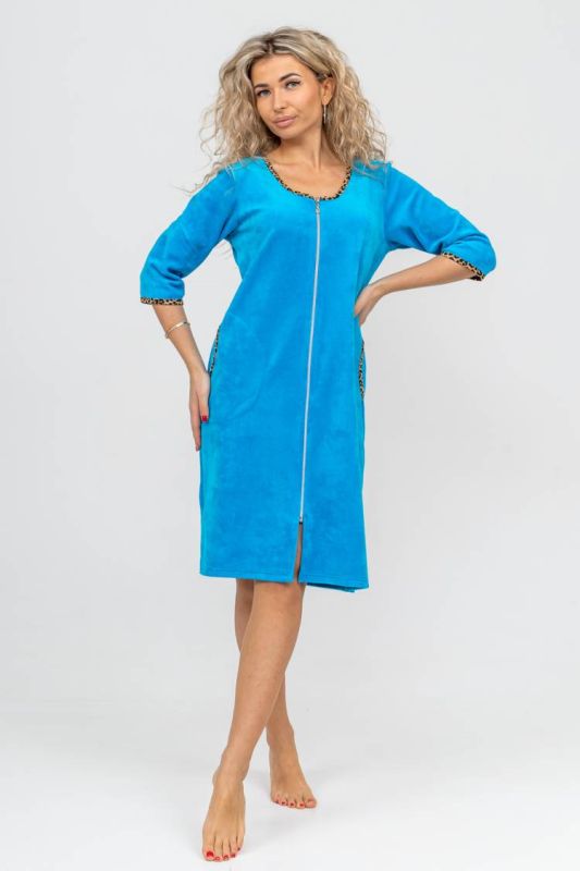 Women's Dressing gown 36694 (Blue)