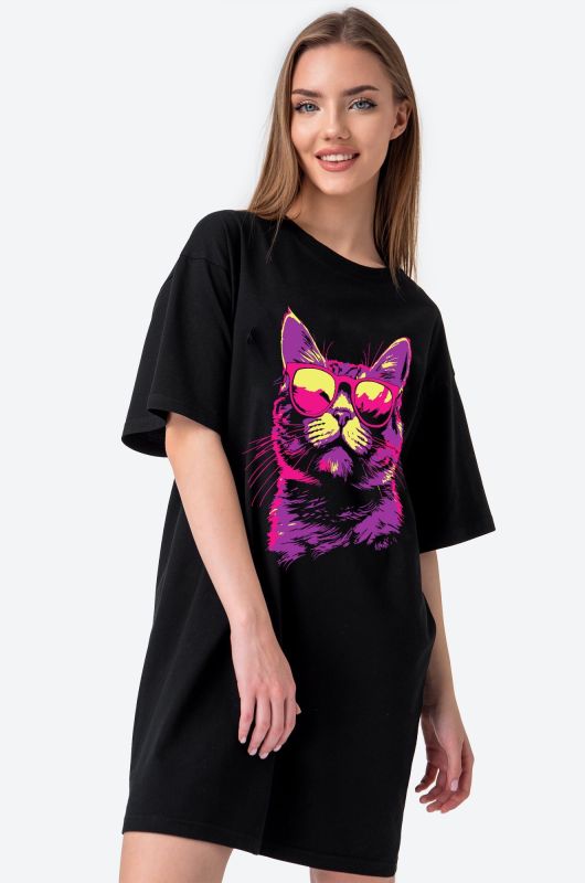 Women's over-size T-shirt dress Happyfox