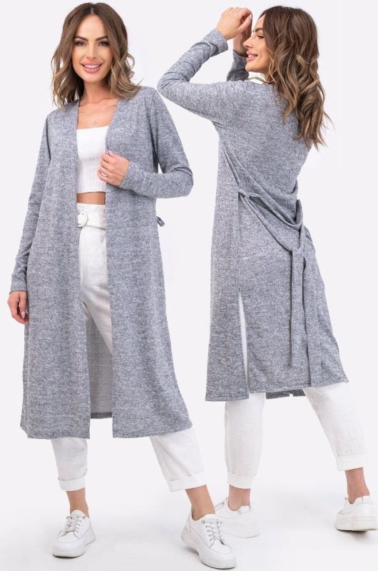 Women's long cardigan made of angora Happyfox