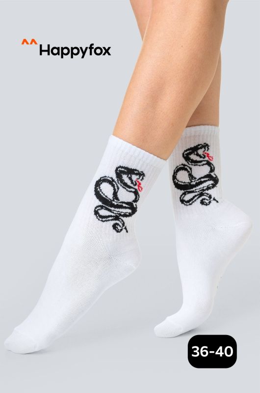 Cotton socks with elastane Happyfox