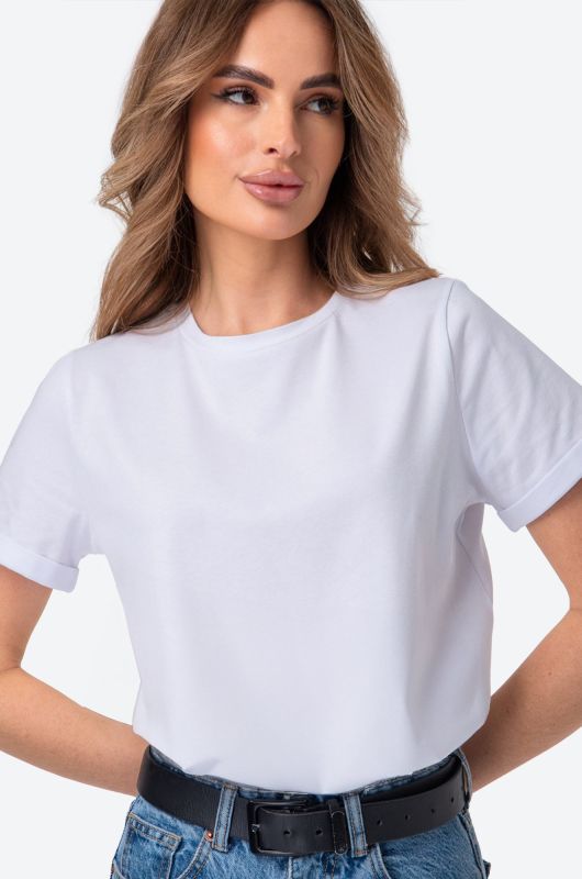 Women's Basic T-Shirt with Lycra Happyfox