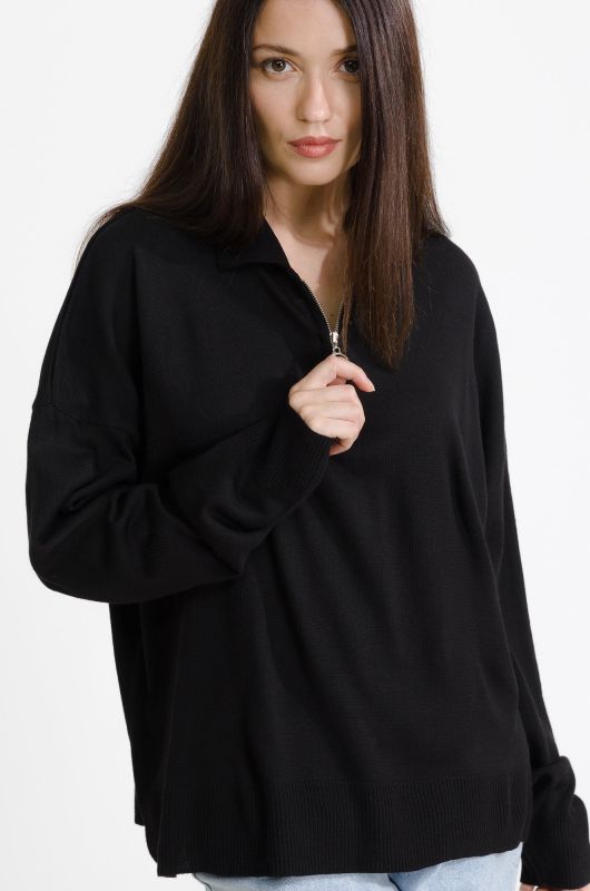 Women's Long V-neck Oversize Jumper Happyfox