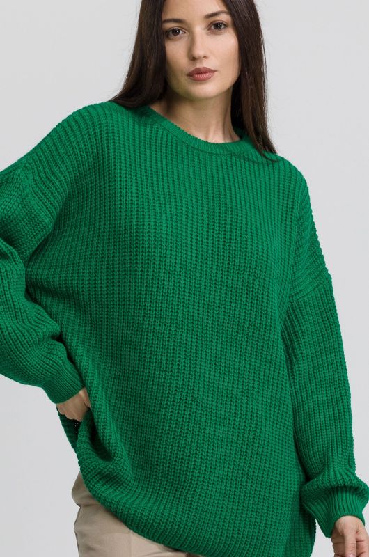 Women's Long Knitted Oversize Sweater Happyfox