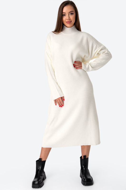 Happyfox Women's Long Sweater Dress with Welt