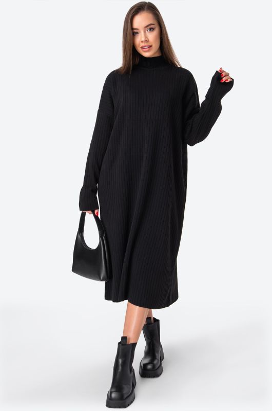 Happyfox Women's Long Sweater Dress with Welted Sweater