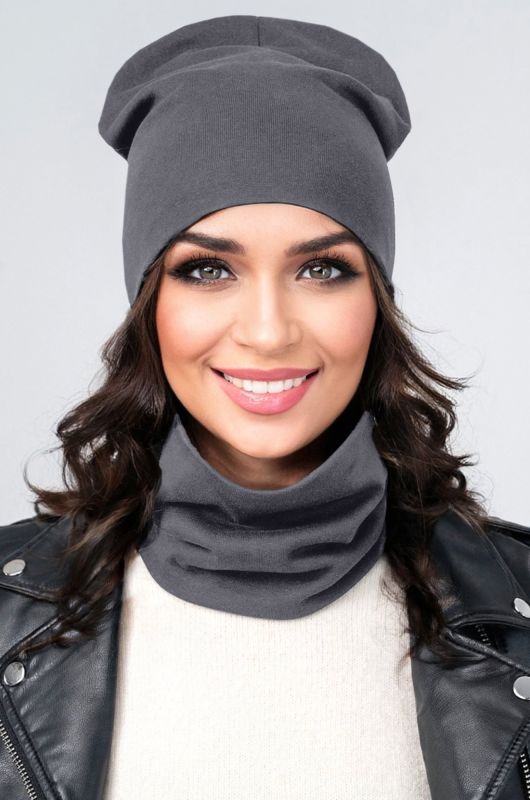 Hat and snood set Happyfox