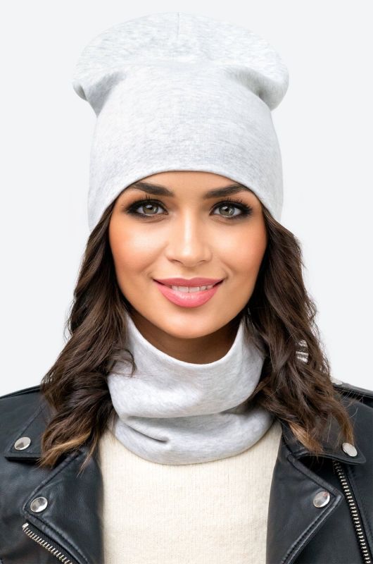 Set of hat with snood Happyfox