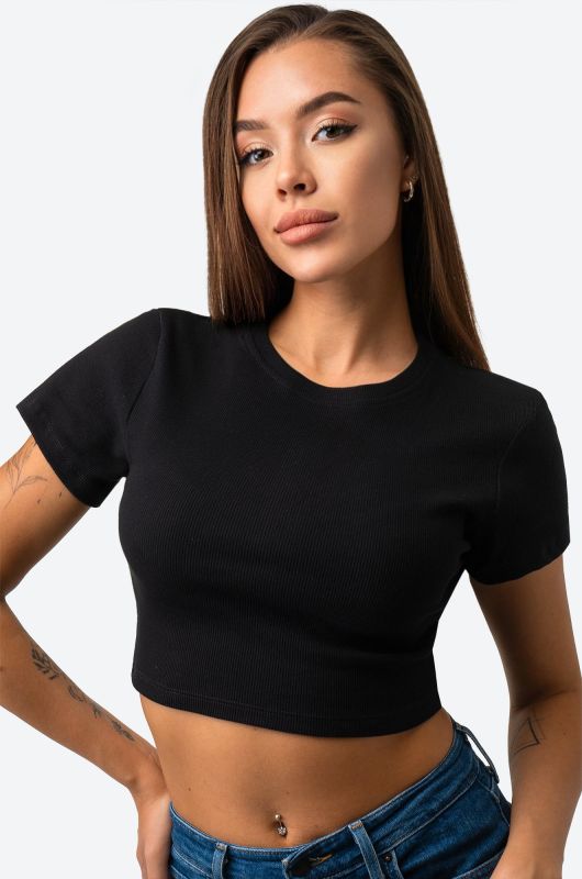 Women's cropped wool blend top Happyfox