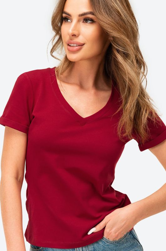 Women's V-neck T-shirt Happyfox