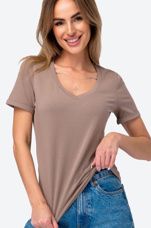 Women's V-neck T-shirt Happyfox