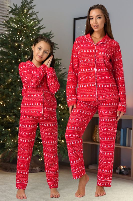 Women's New Year pajamas with pants and shirt Happyfox