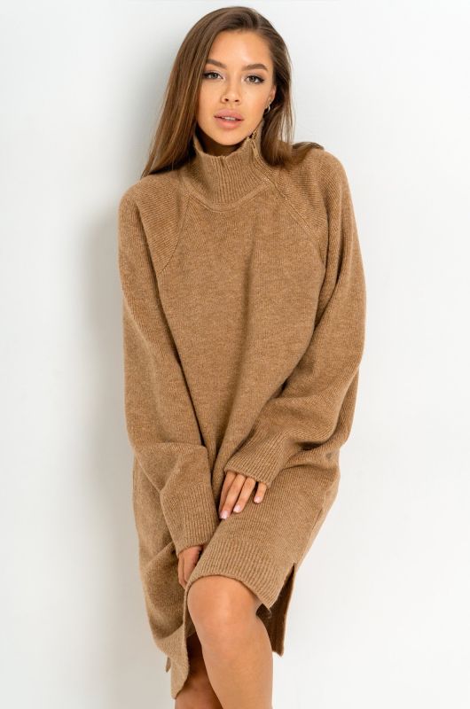 Women's warm knitted over-size dress Happyfox