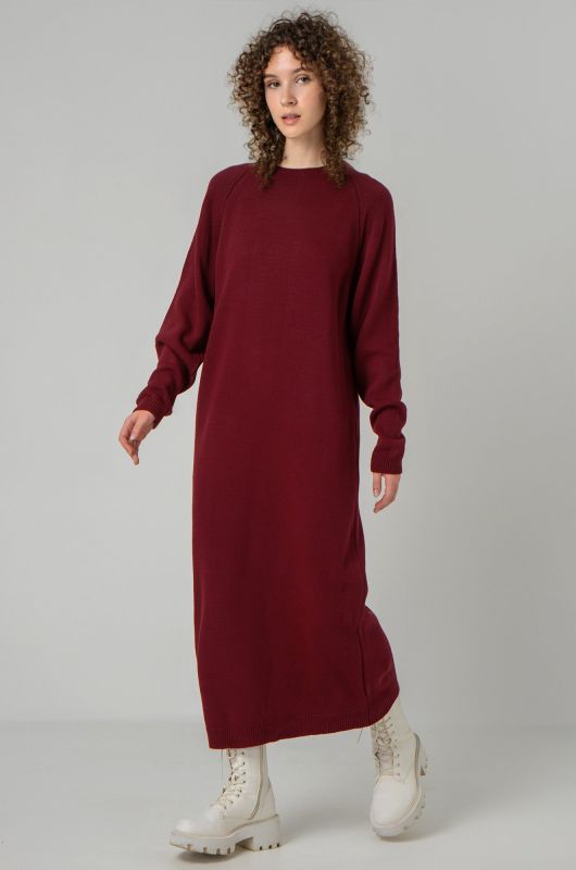 Women's warm knitted dress Happyfox