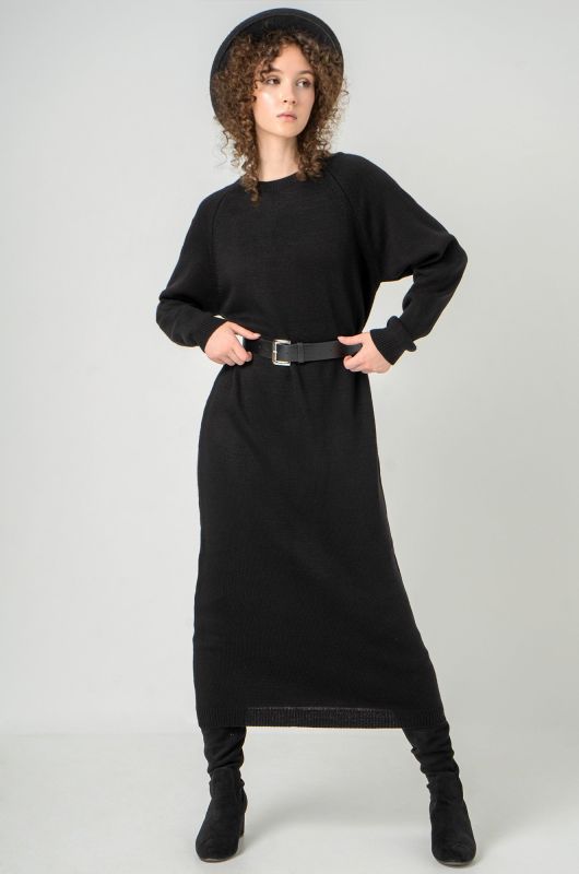 Women's warm knitted dress Happyfox