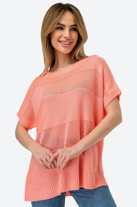 Women's over-size knitted T-shirt Happyfox