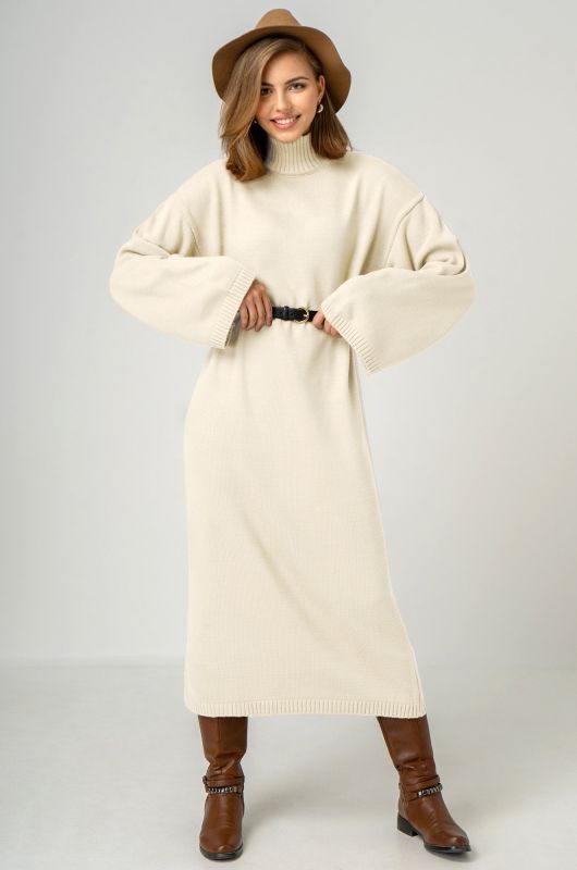 Women's warm knitted dress Happyfox