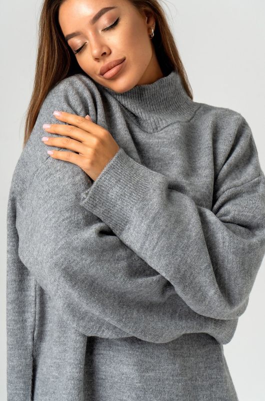 Women's High Neck Oversize Sweater Happyfox