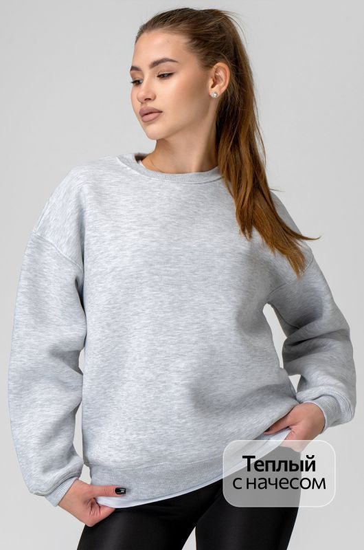 Women's sweatshirt with fleece Happyfox