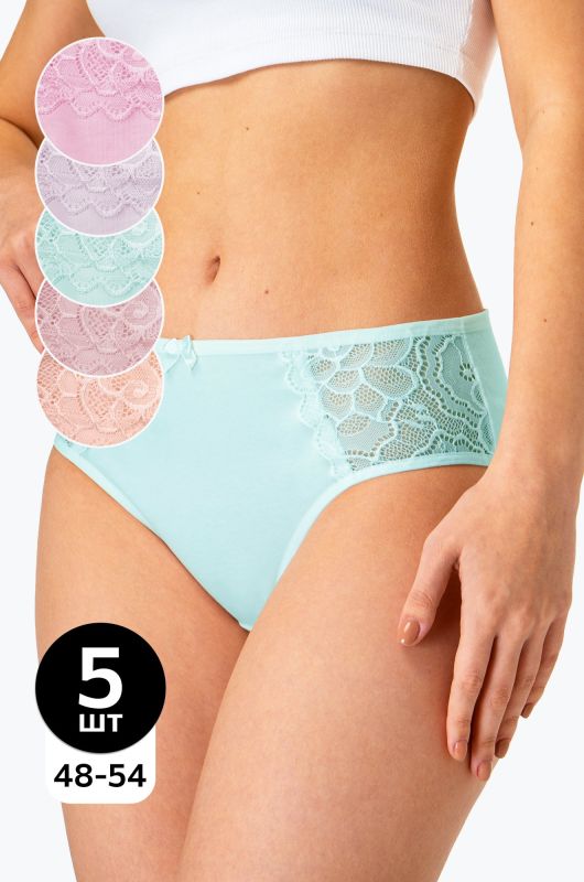 Women's slip briefs 5 pcs. Happyfox