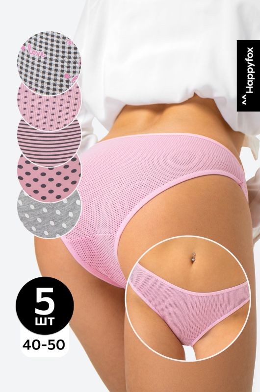 Women's slip briefs 5 pcs. Happyfox