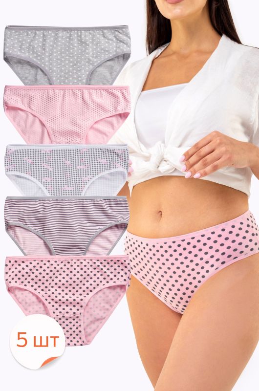 Women's slip briefs 5 pcs. Happyfox